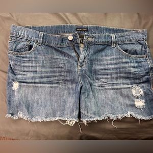 Denim shorts